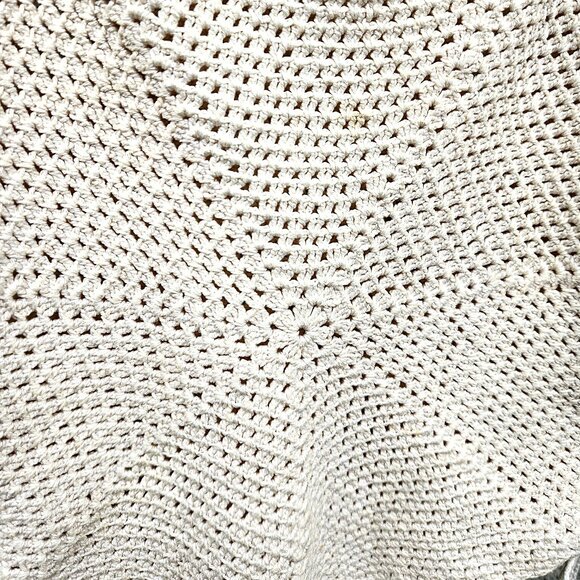 Vintage Hippy Crochet Top Beach Hippie Boho 1981 - Picture 5 of 5